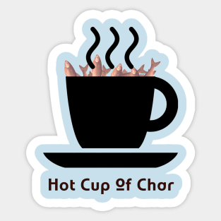 hot cuppa cup of char (cup of tea) fish Sticker